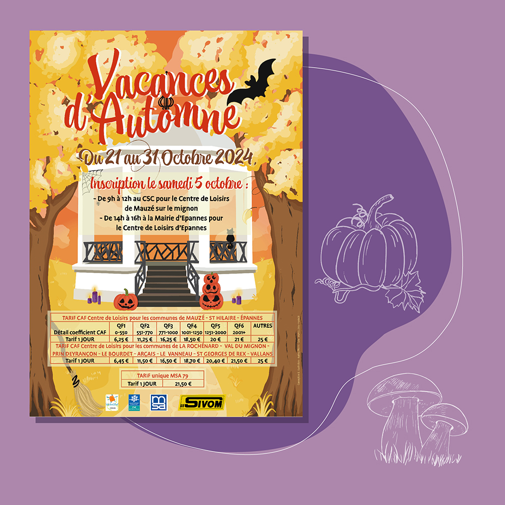 flyer vacances d'automne