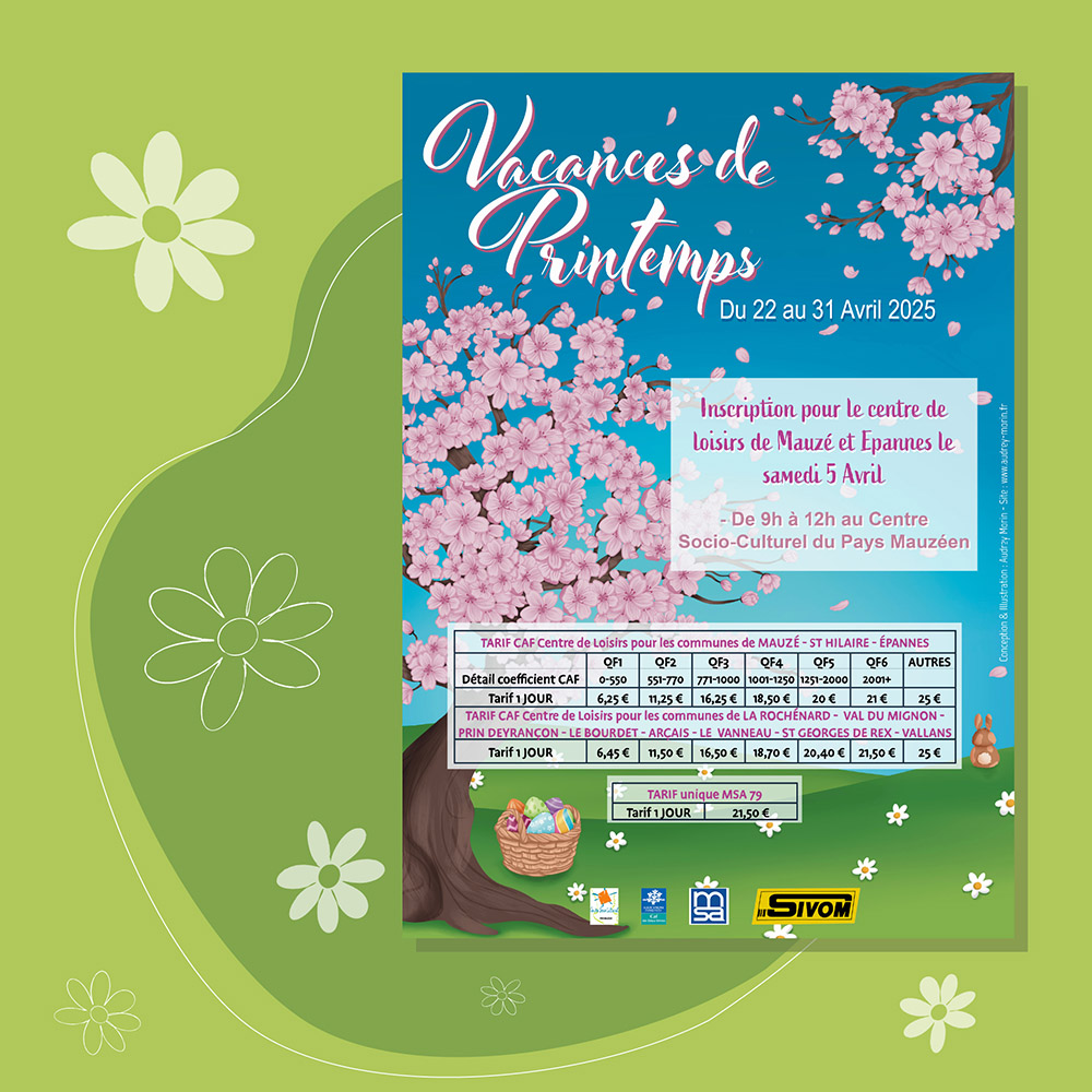 mockup flyer spring